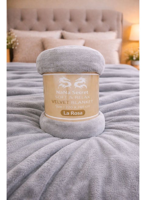 Large bed heating blanket, plain, size 220*240 cm